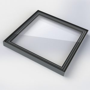 Skyway Fixed Flat Glass Rooflight 1000 x 1000mm (External Upstand Size)