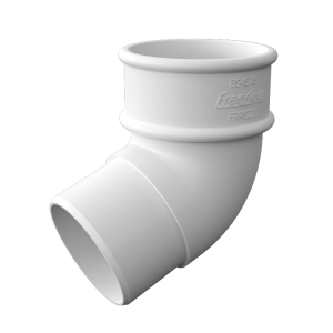 FreeFlow 68mm Round Downpipe 112° Offset Bend White (FRR527)
