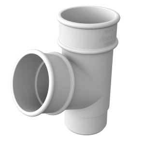 FreeFlow 68mm Round Downpipe 112° Branch White (FRR529)