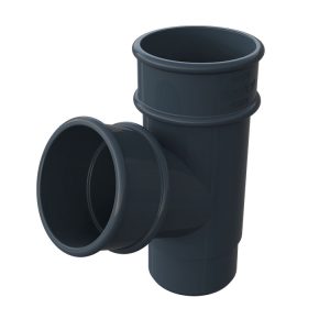 FreeFlow 68mm Round Downpipe 112° Branch Anthracite Grey (FRR529AG)