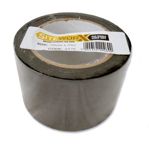 Pack of 16 x SITEWORX PVC Single Sided Tape - 75mm x 33m