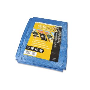 Pack of 3 x SITEWORX Multi-Purpose Tarpaulin - 7m x 11m