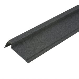 Corotile Lightweight Metal Roof Sheet Barge Cover - 905mm - Charcoal